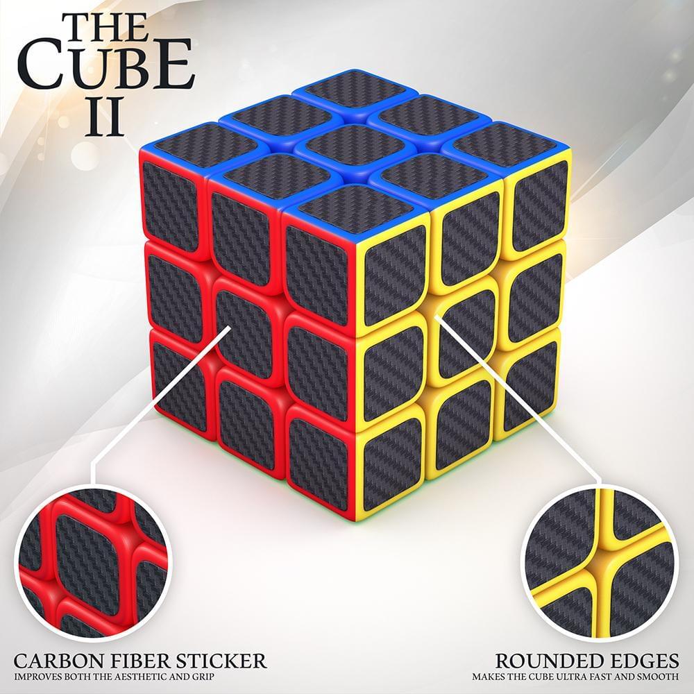 aGreatLife Speed Cube 3x3x3 Carbon Fiber Sticker: Expand Your Mind